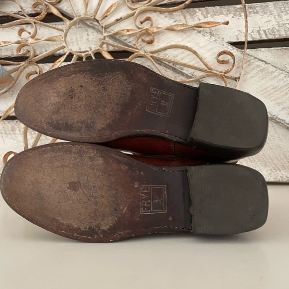 Frye Ankle Boots Brown Size: 6 - Picture 3 of 7